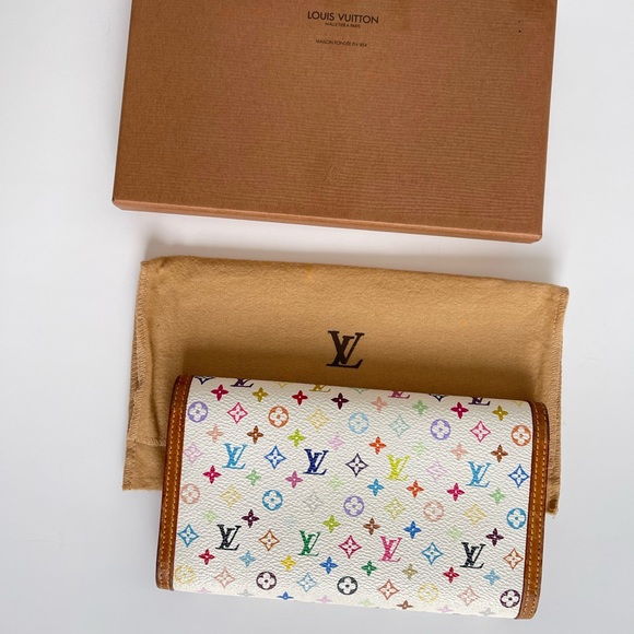 SOLD LOUIS VUITTON Porte Tresor International Monogram Multicolore Canvas Wallet - Picture 2 of 8
